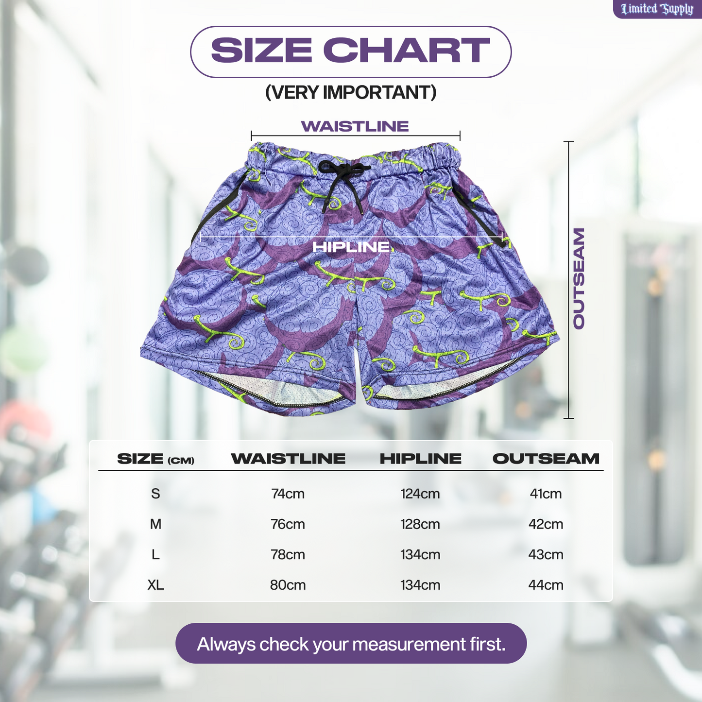Red Cloud and Violet Gum Mesh Shorts