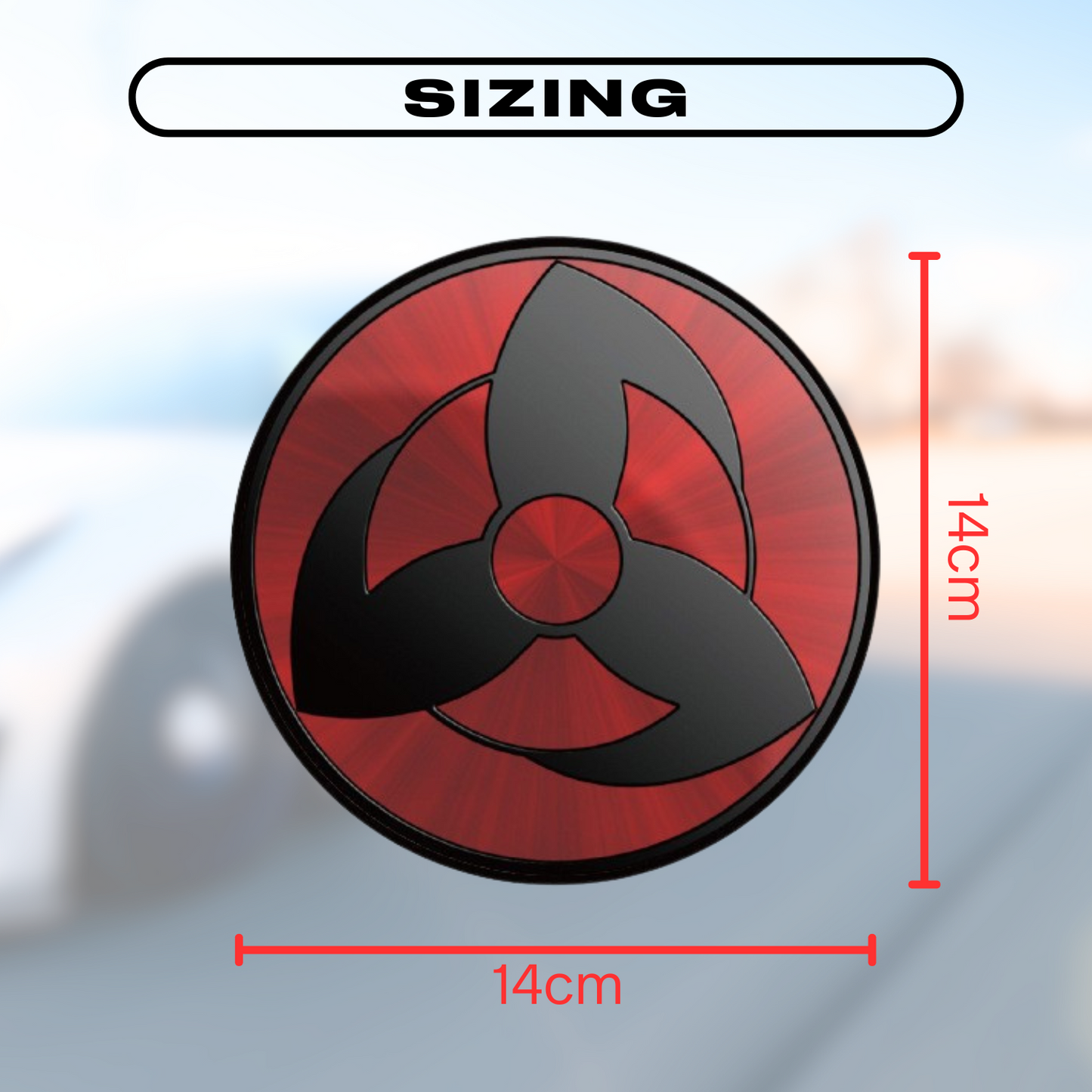 Anime Gas Tank Stickers for Cars