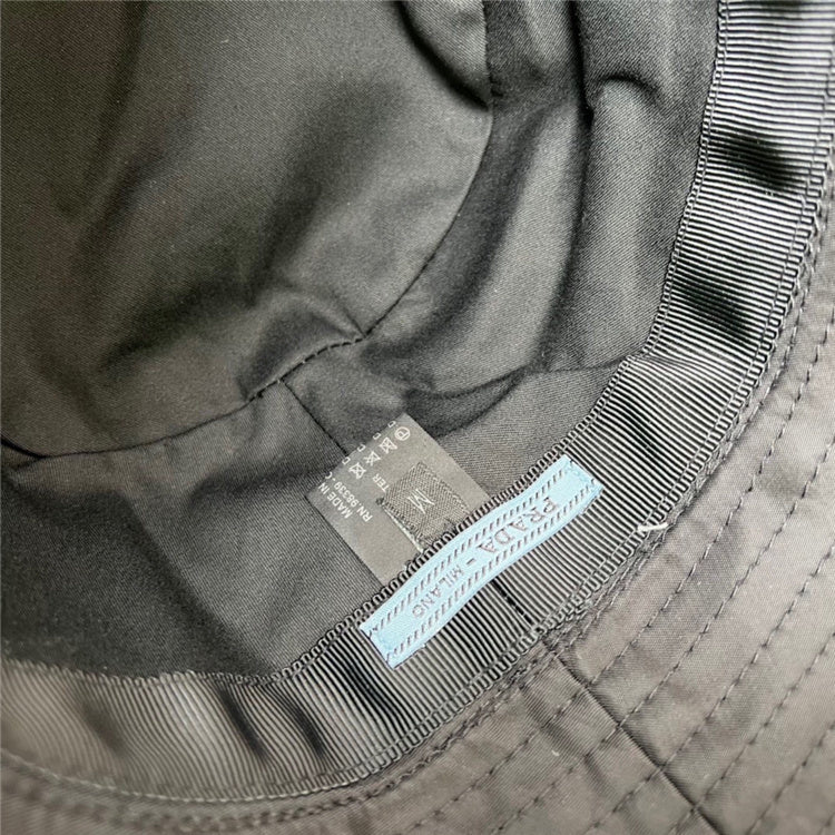 Black Prda Design Bucket Hat