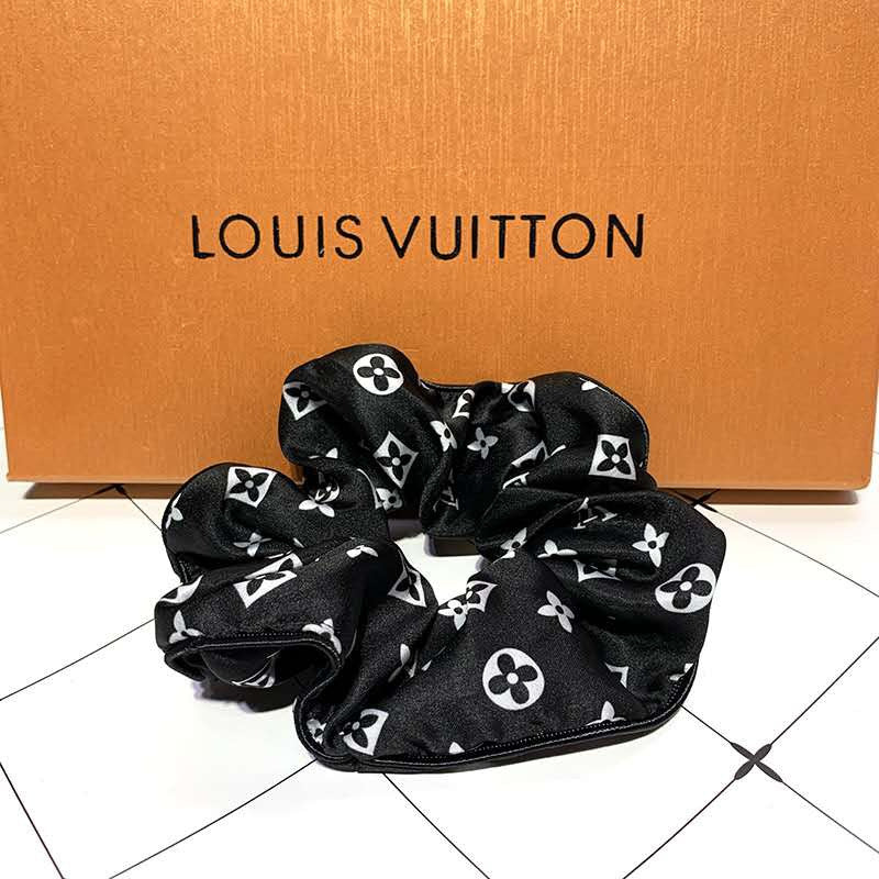 Black Design Scrunchies