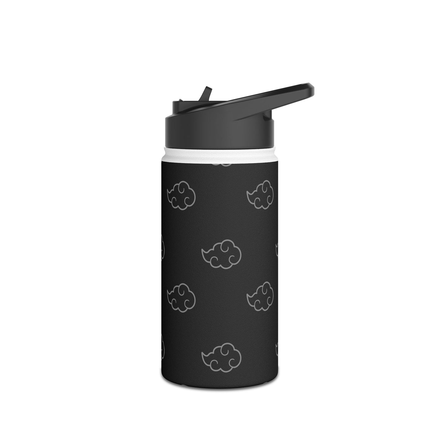Black Cloud Stainless Steel Water Bottle, Standard Lid