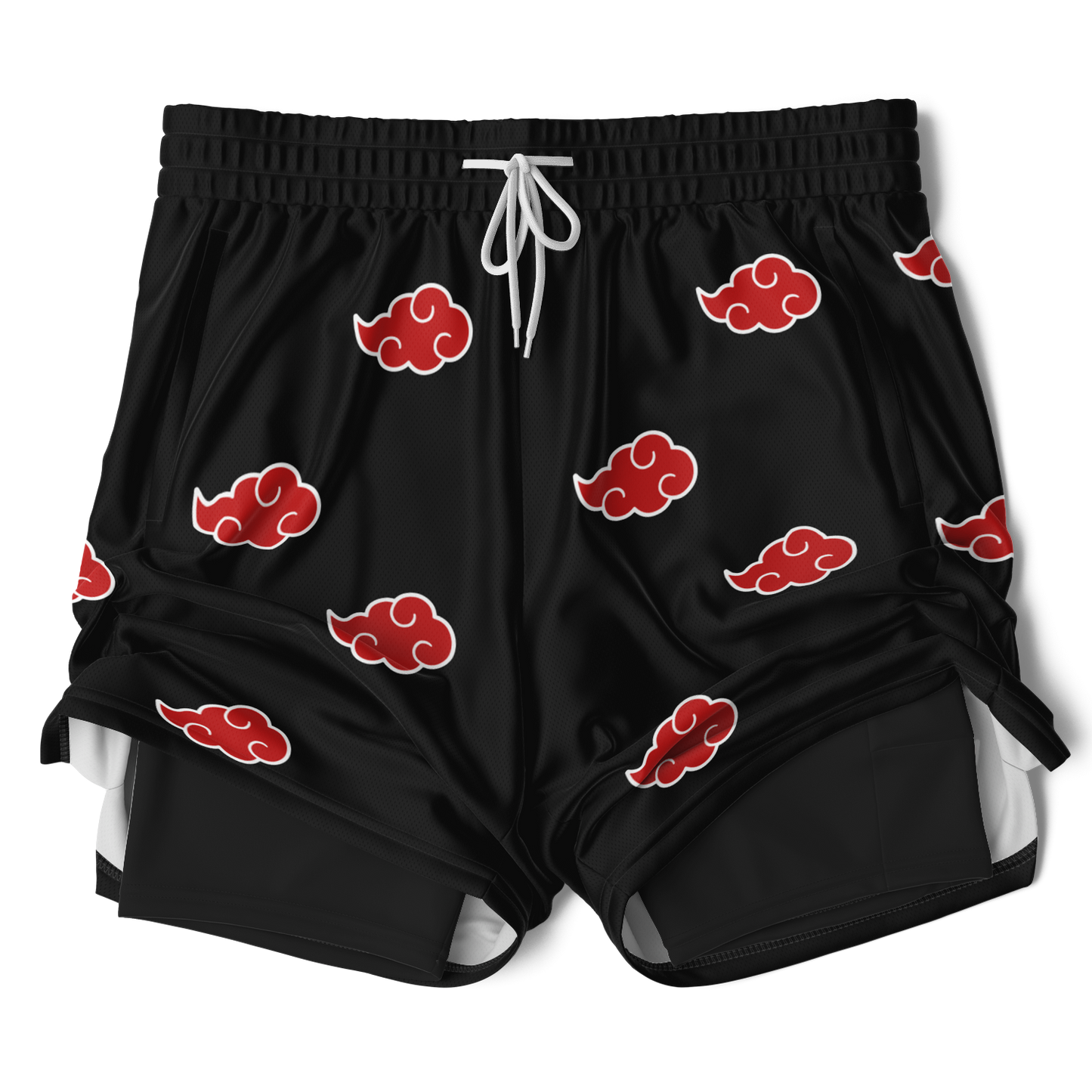 Red Cloud Men's 2-in-1 Shorts - AOP