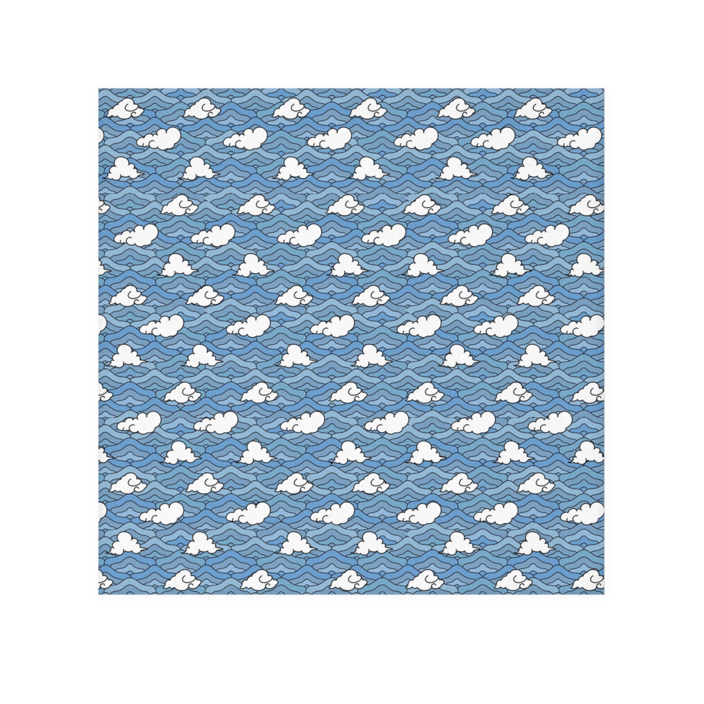 Blue Sakonj Face Towel