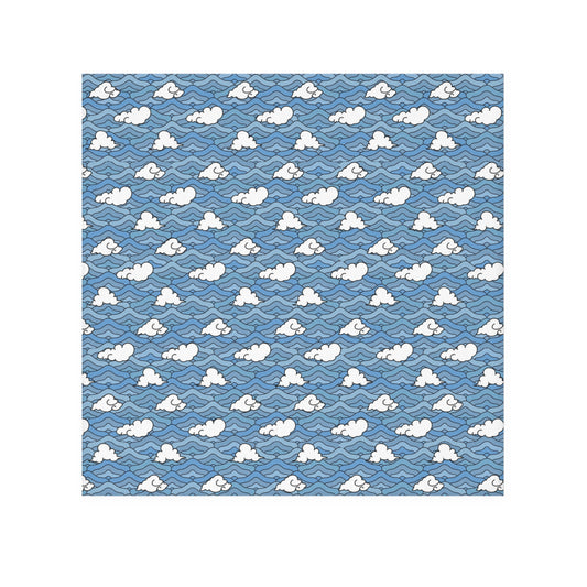 Blue Sakonj Face Towel