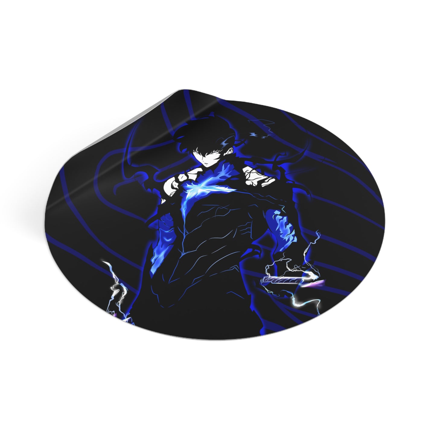 Shadow Monarch Round Vinyl Stickers