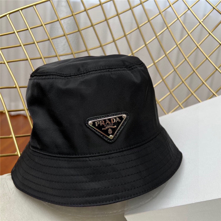 Black Prda Design Bucket Hat
