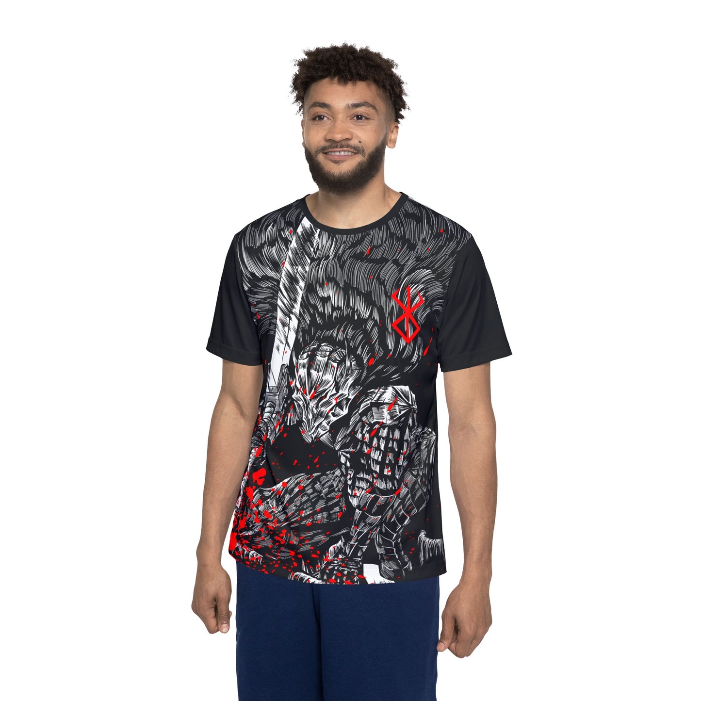 Berserk Splatter Men's Sports Jersey
