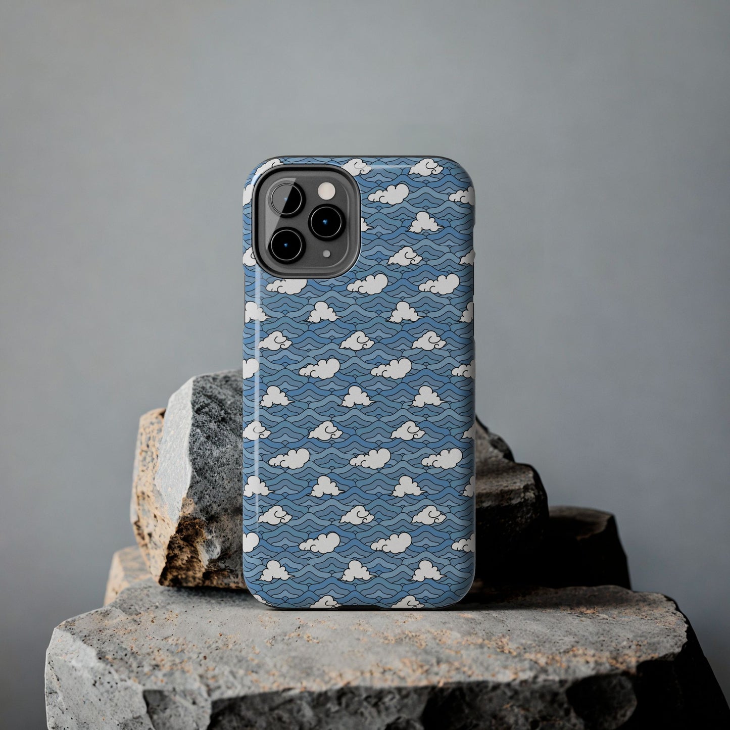 Blue Sakonj Tough Phone Case