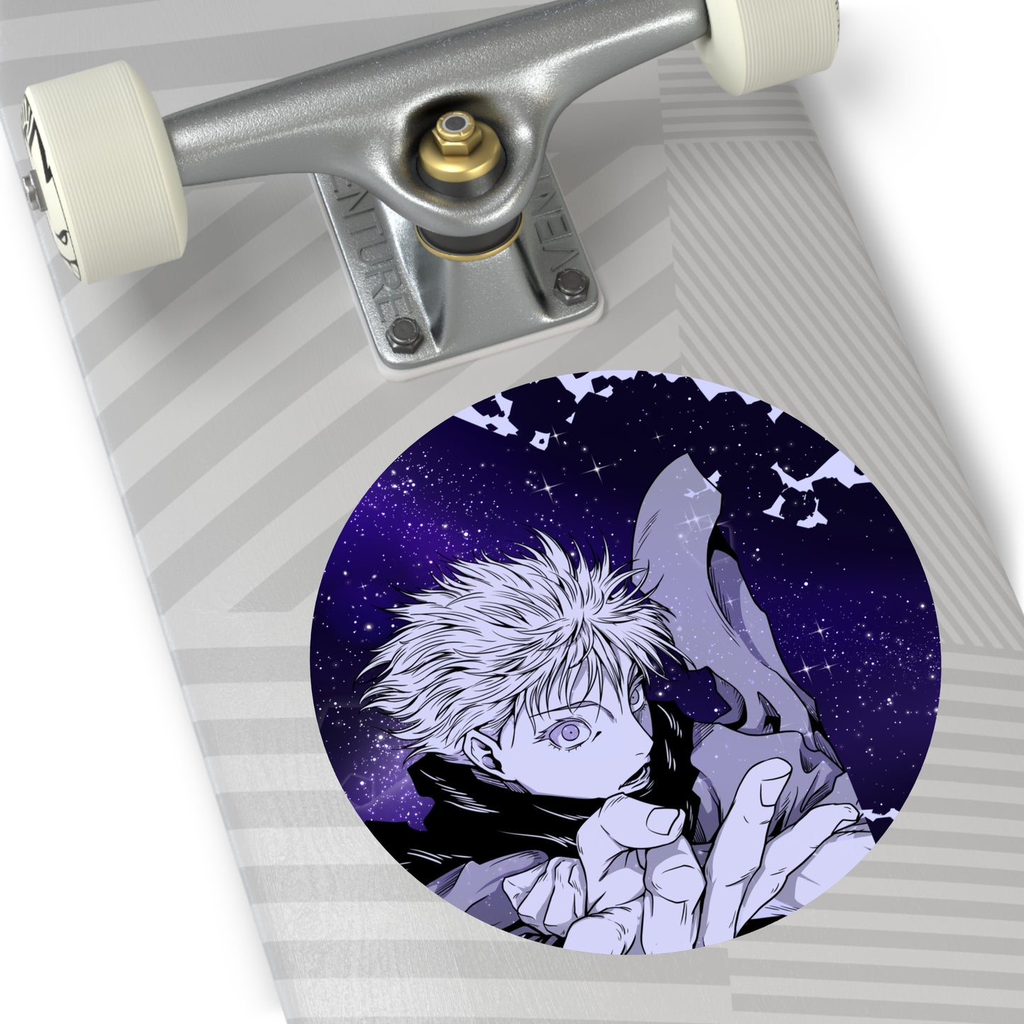 Black Curse Round Vinyl Stickers