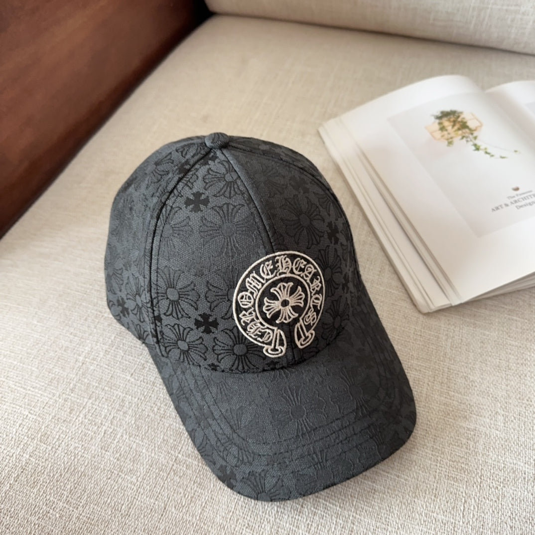 Chrome H Design Hats