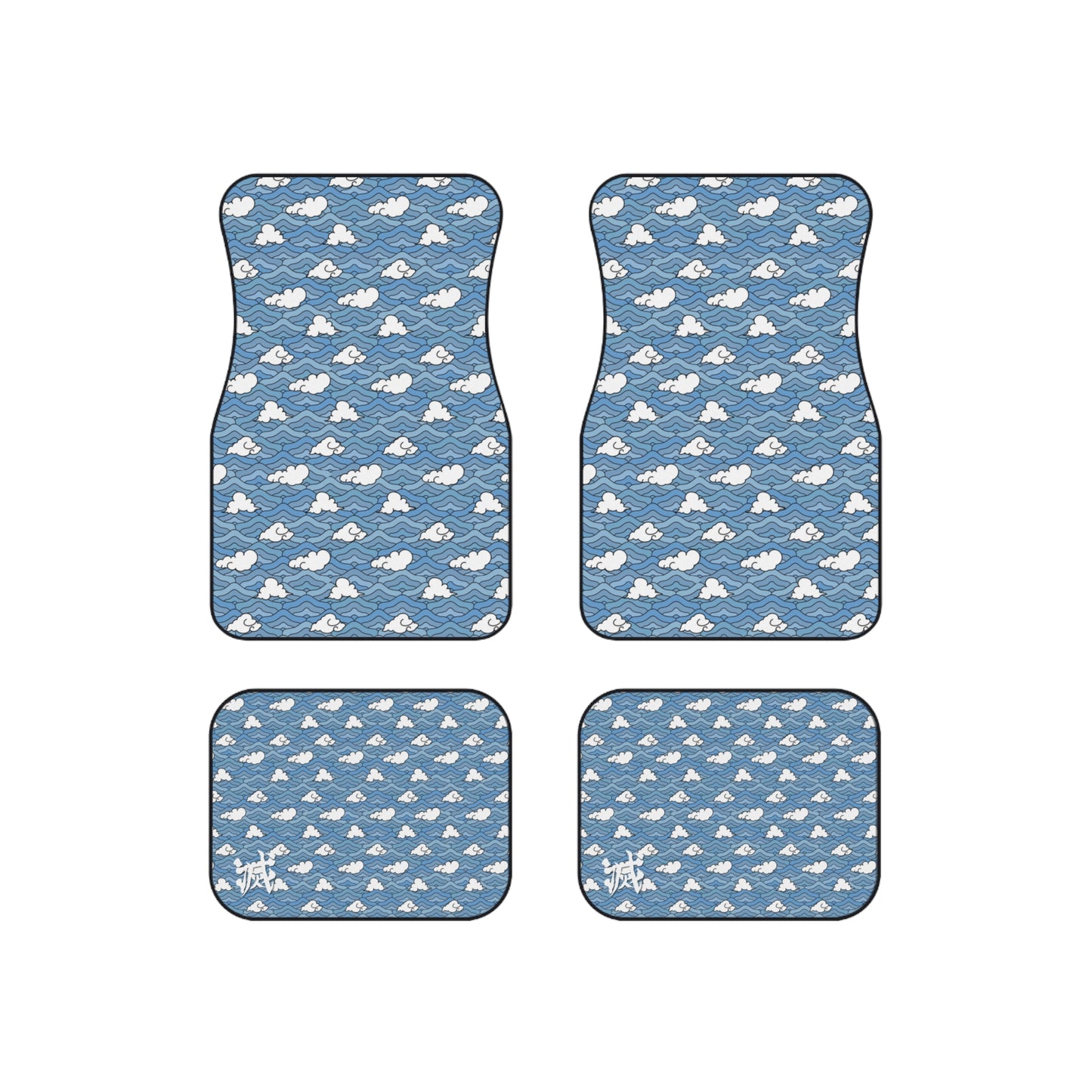 Blue Sakonj Car Mats (Set of 4)