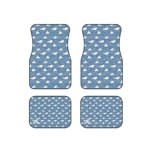 Blue Sakonj Car Mats (Set of 4)