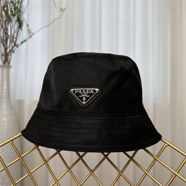 Black Prda Design Bucket Hat