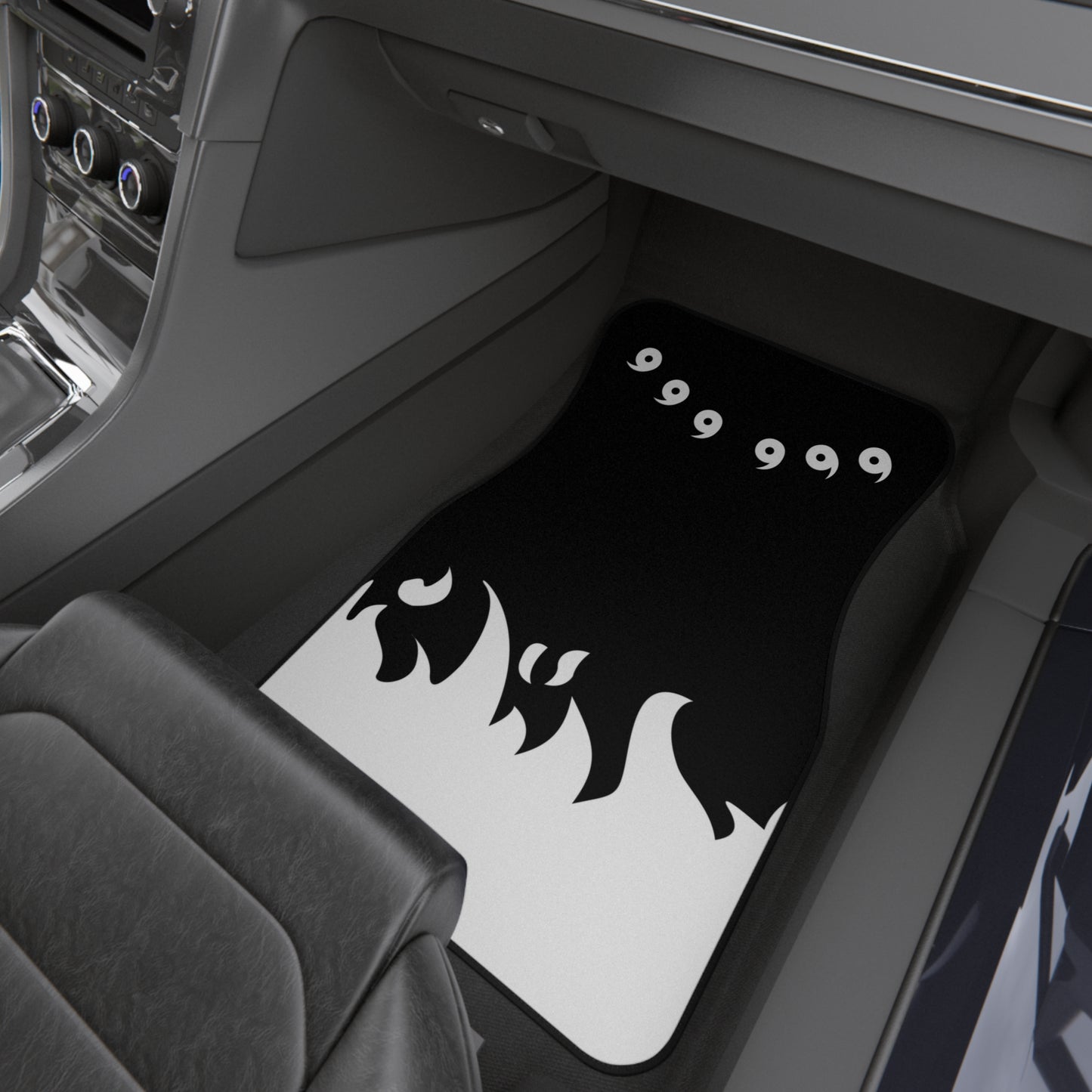 10 Tails Car Mats (2x Front)