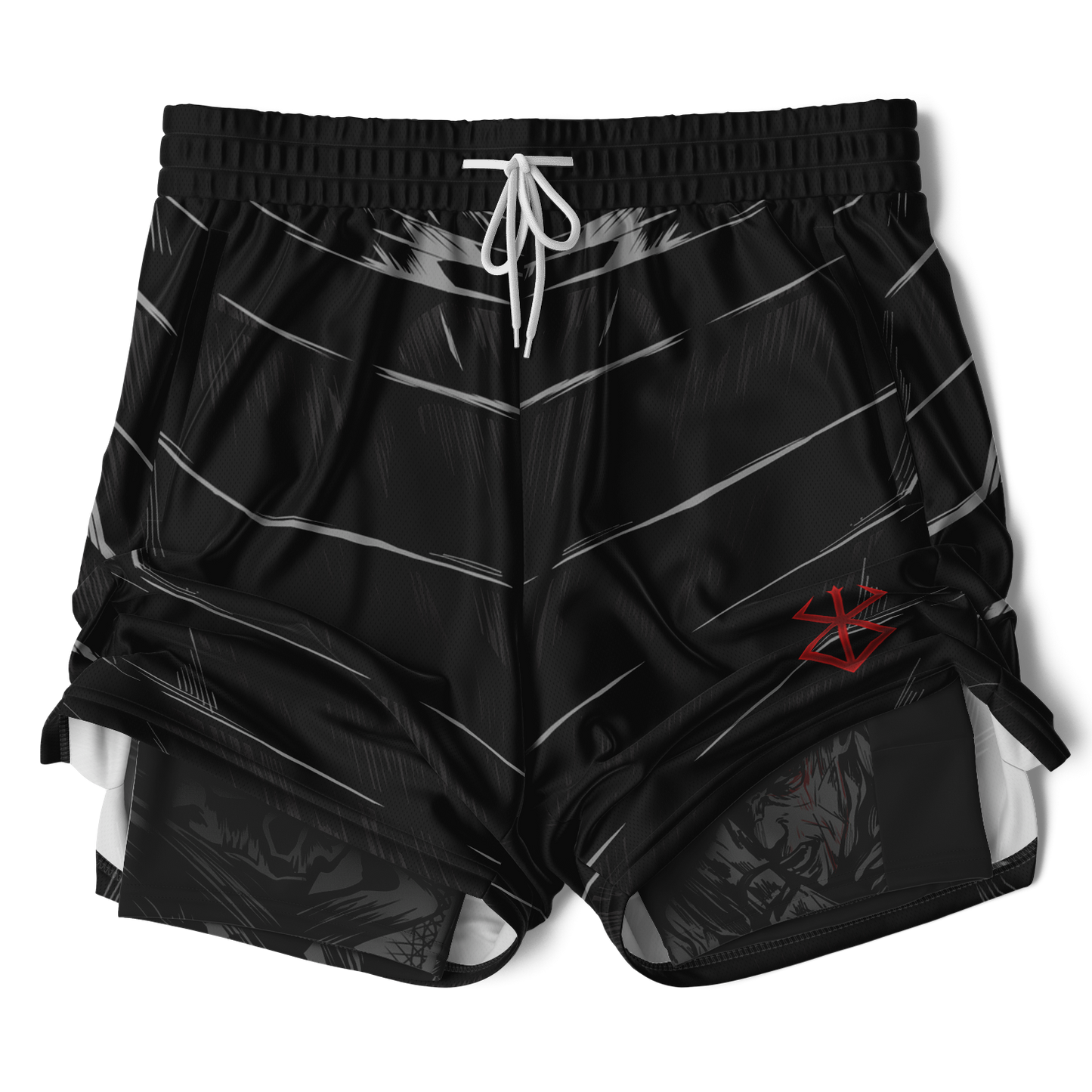 Berserk Armor Men's 2-in-1 Shorts - AOP