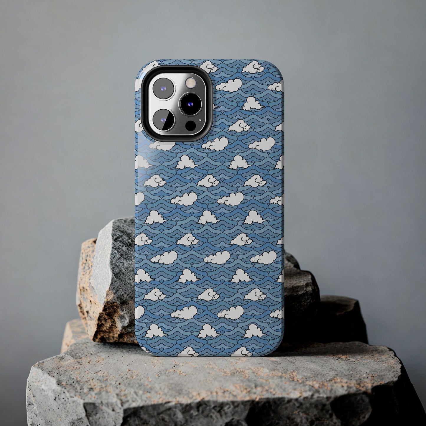 Blue Sakonj Tough Phone Case