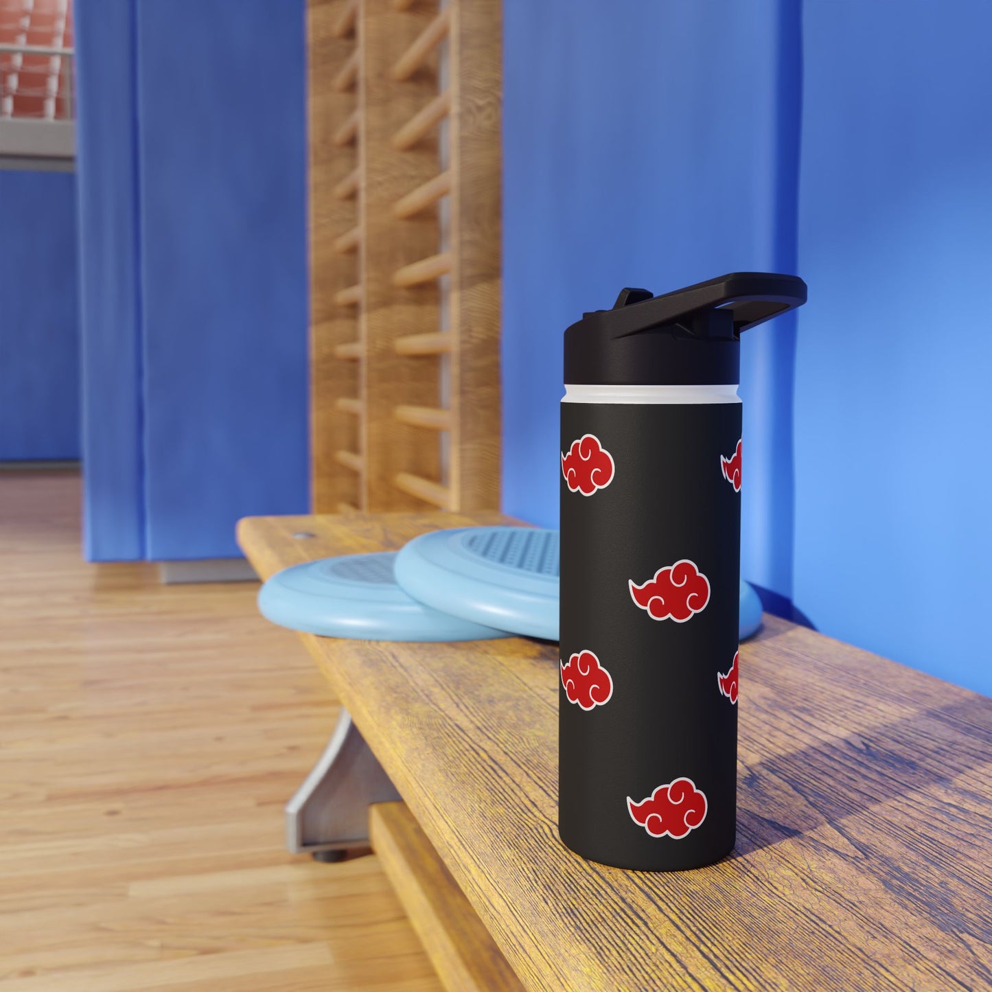 Red Cloud Stainless Steel Water Bottle, Standard Lid