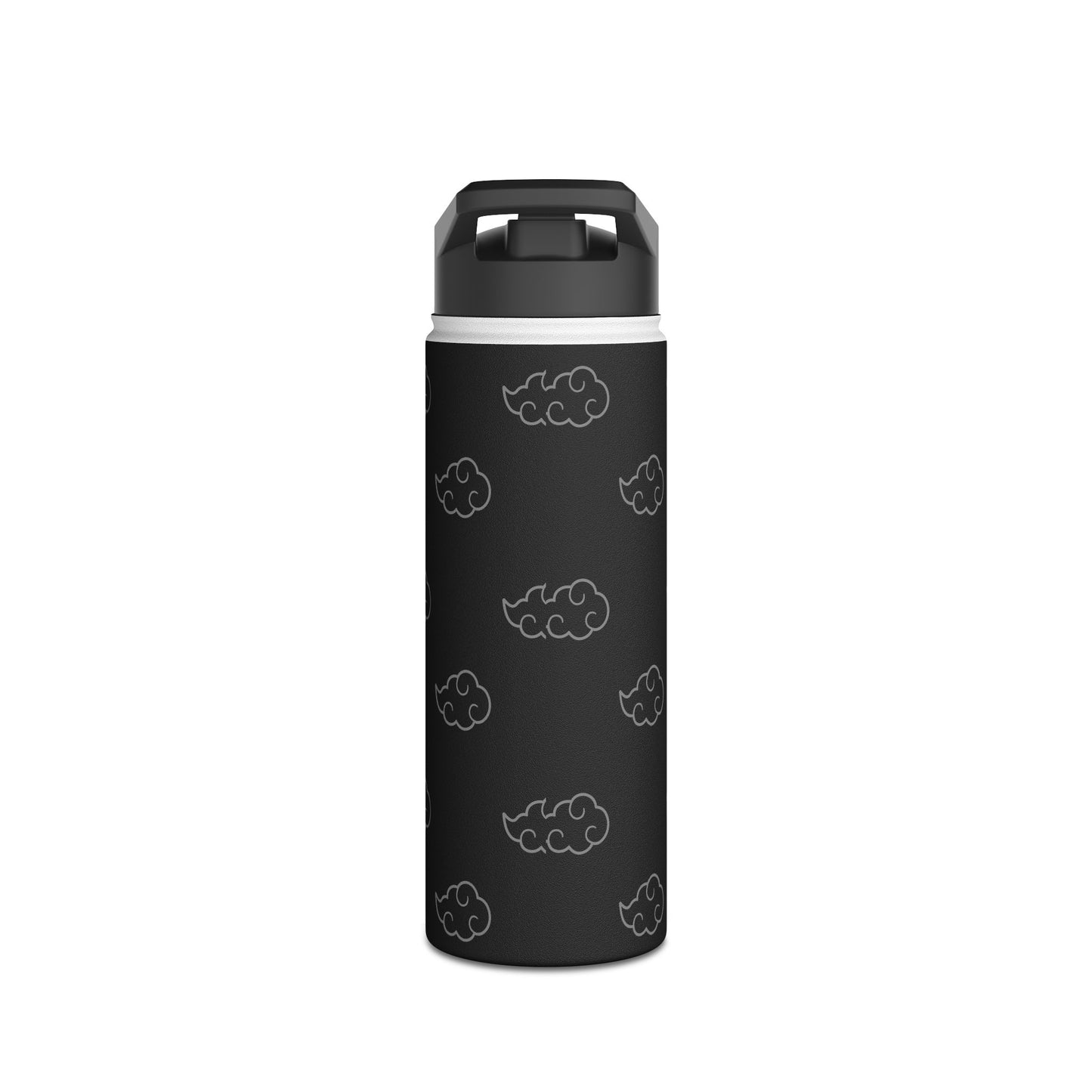 Black Cloud Stainless Steel Water Bottle, Standard Lid