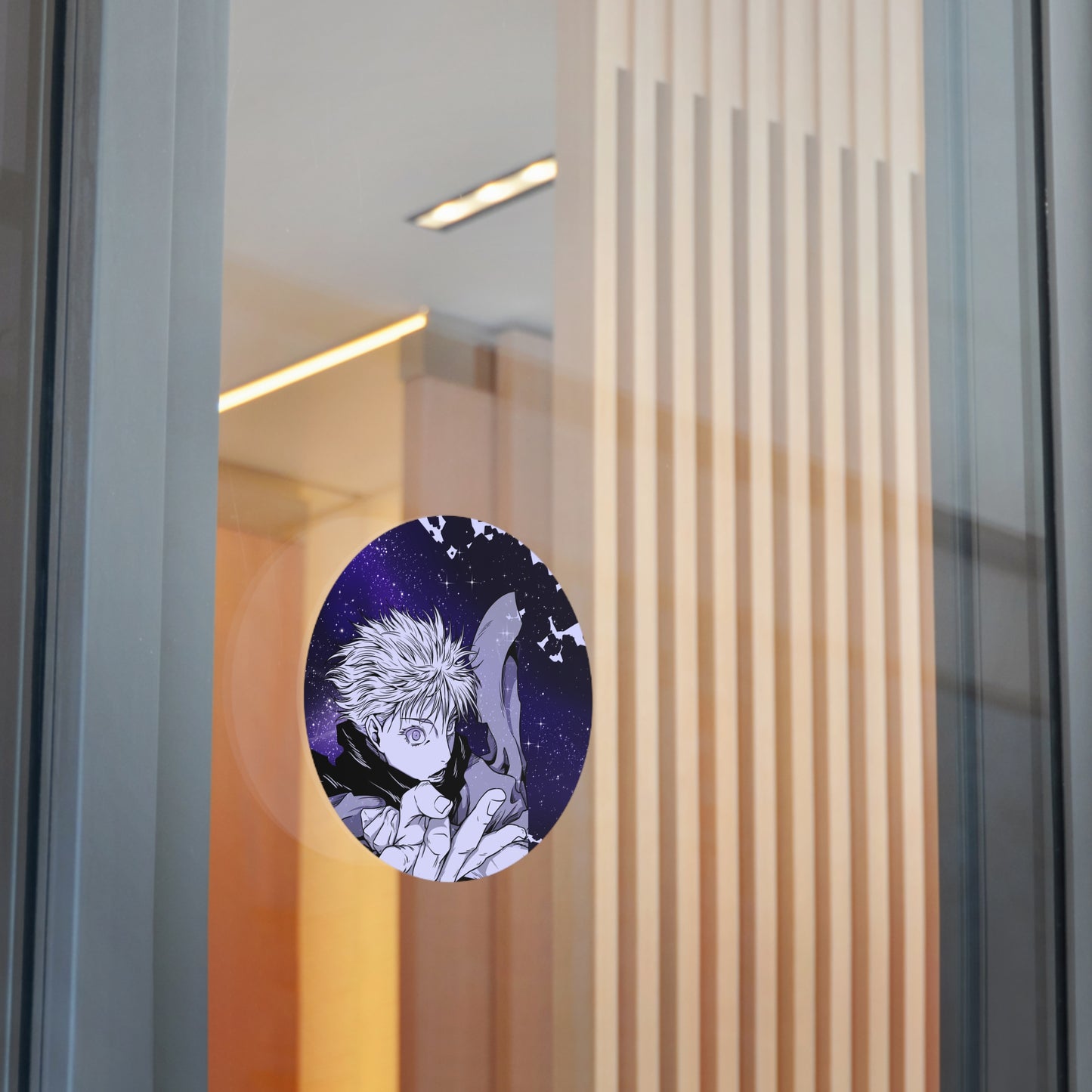 Black Curse Round Vinyl Stickers