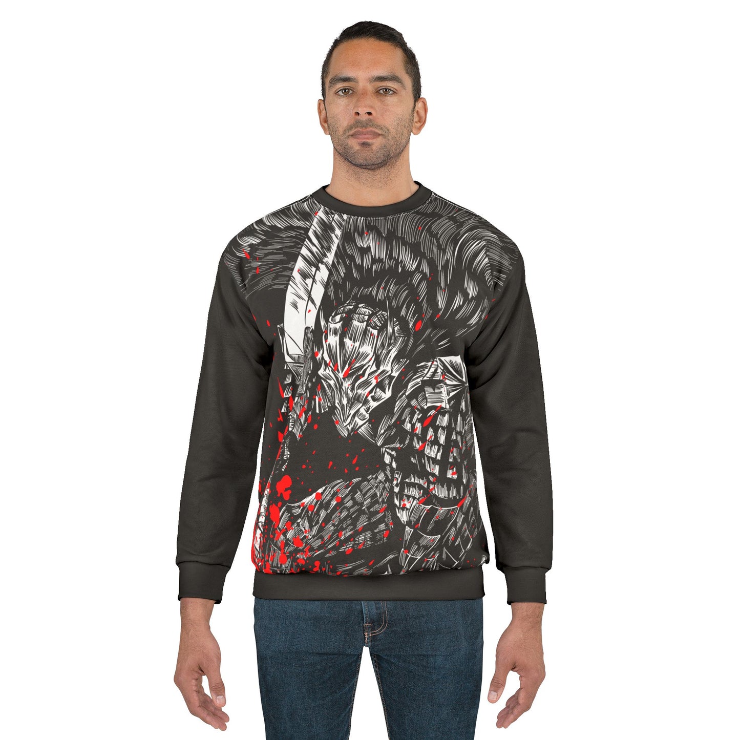 Berserk Splatter Unisex Sweatshirt (AOP)