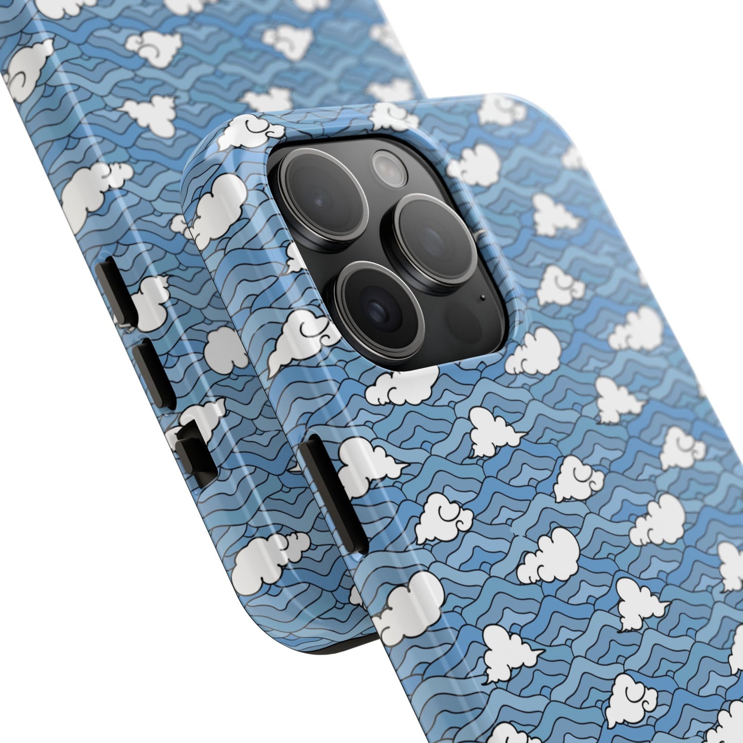 Blue Sakonj Tough Phone Case