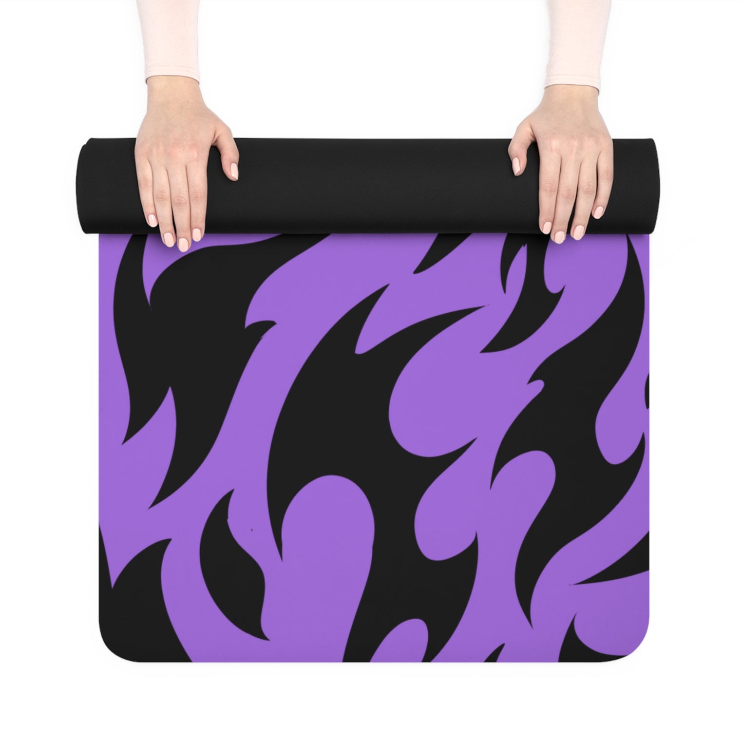 Purple Curse Rubber Yoga Mat