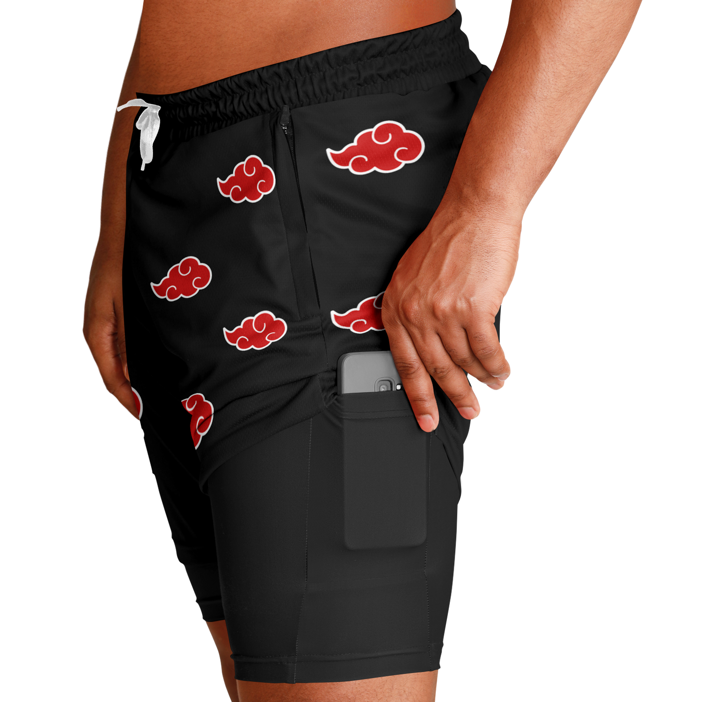 Red Cloud Men's 2-in-1 Shorts - AOP