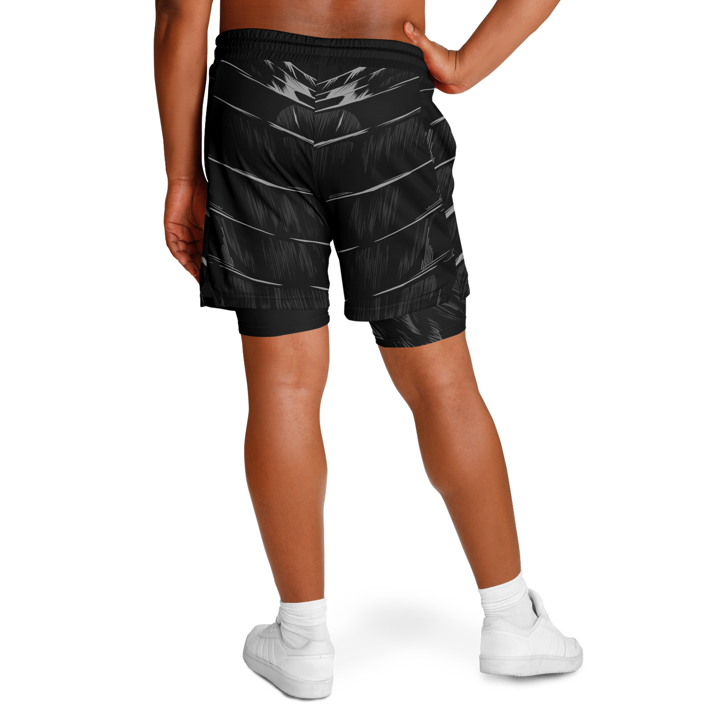 Berserk Armor Men's 2-in-1 Shorts - AOP