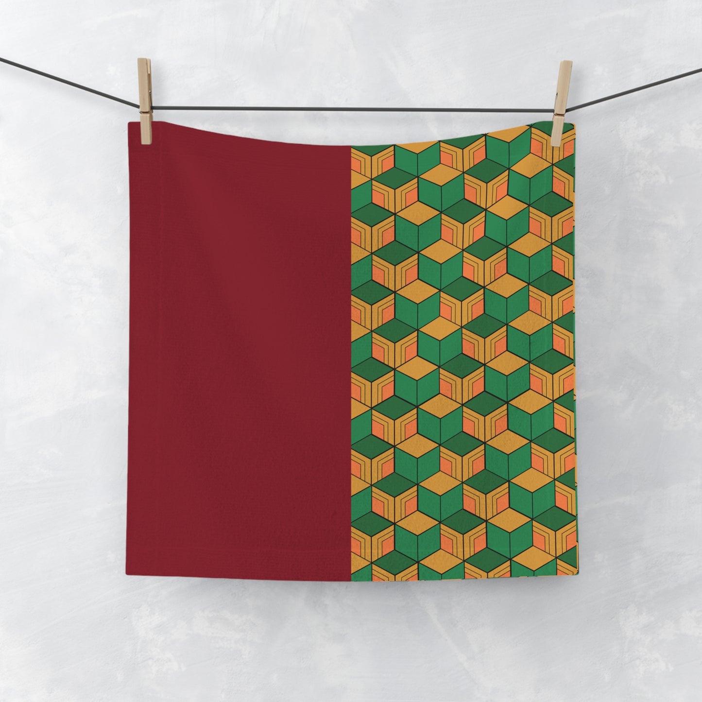 Black Tmk Face Towel