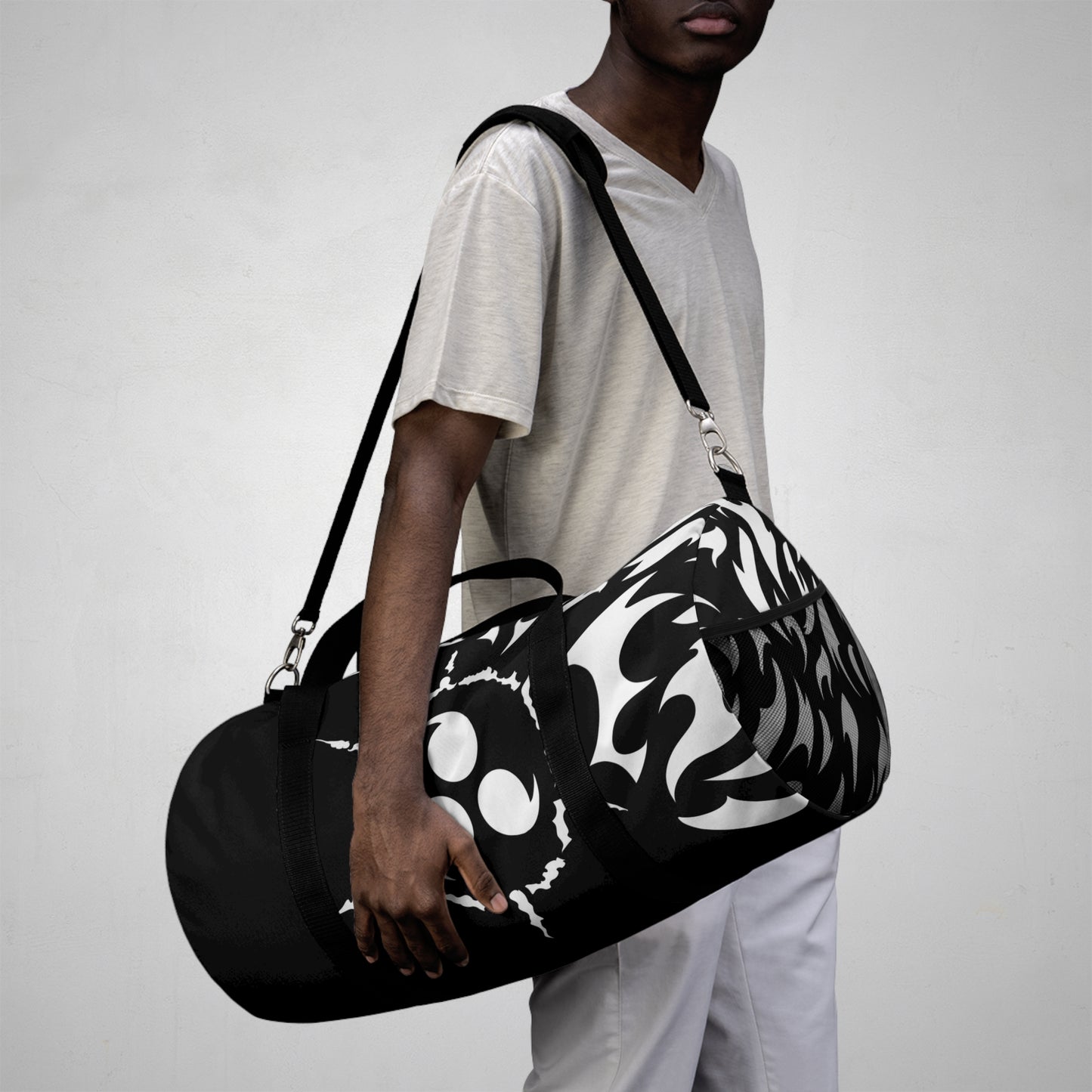 White Curse Anime Gym Bag