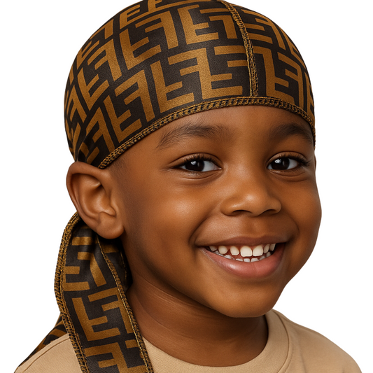 Gold FF Durag for kids