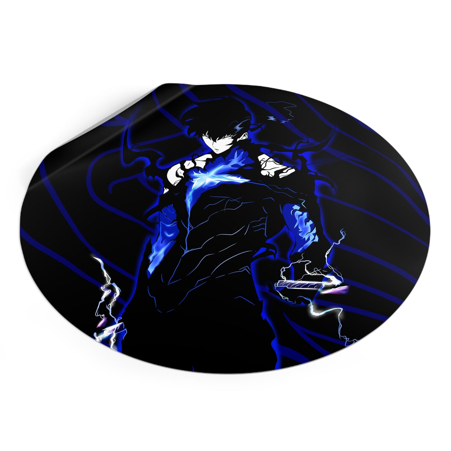 Shadow Monarch Round Vinyl Stickers