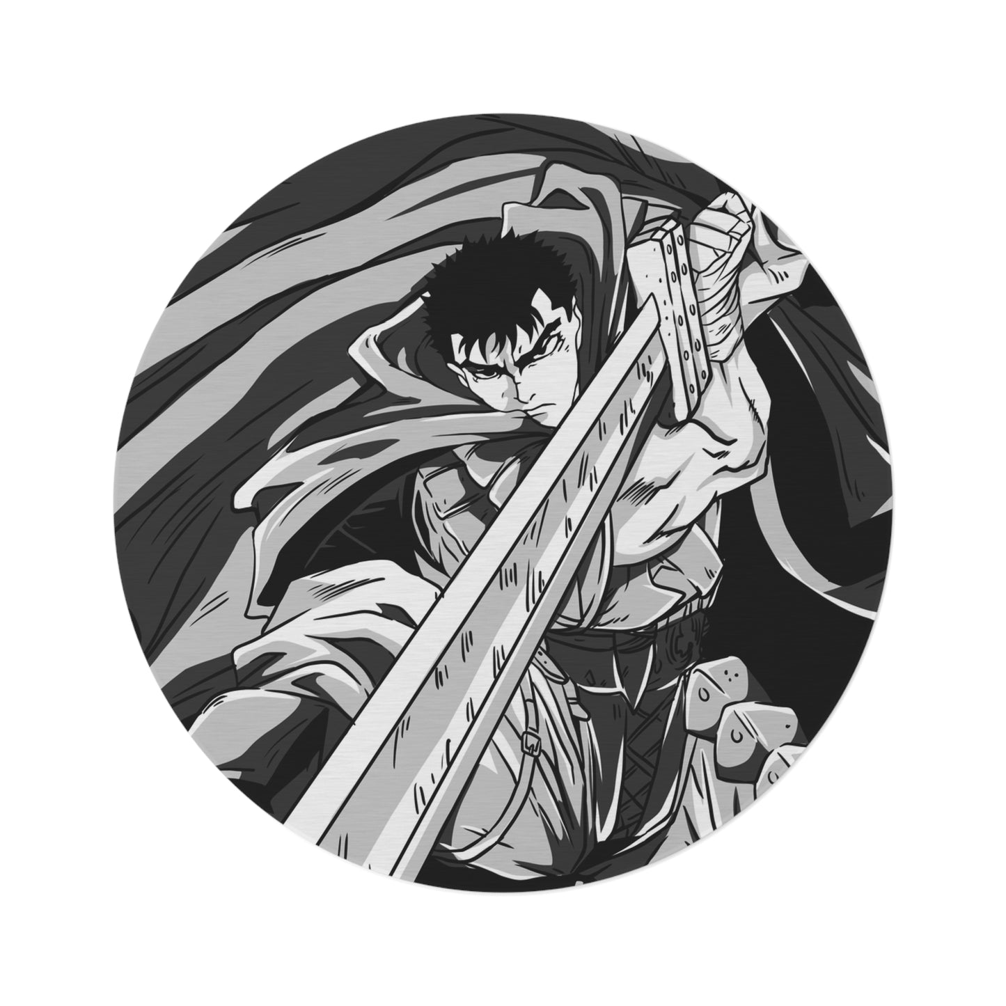 Berserk Splatter 2 Round Rug