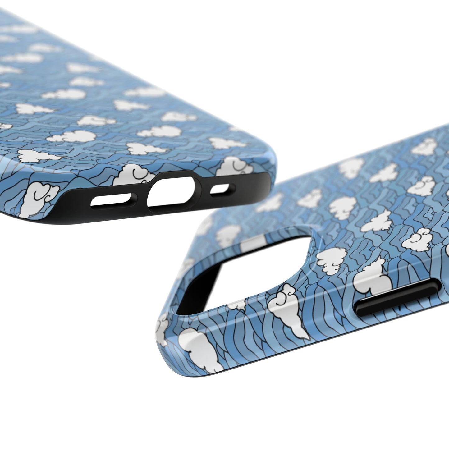 Blue Sakonj Tough Phone Case