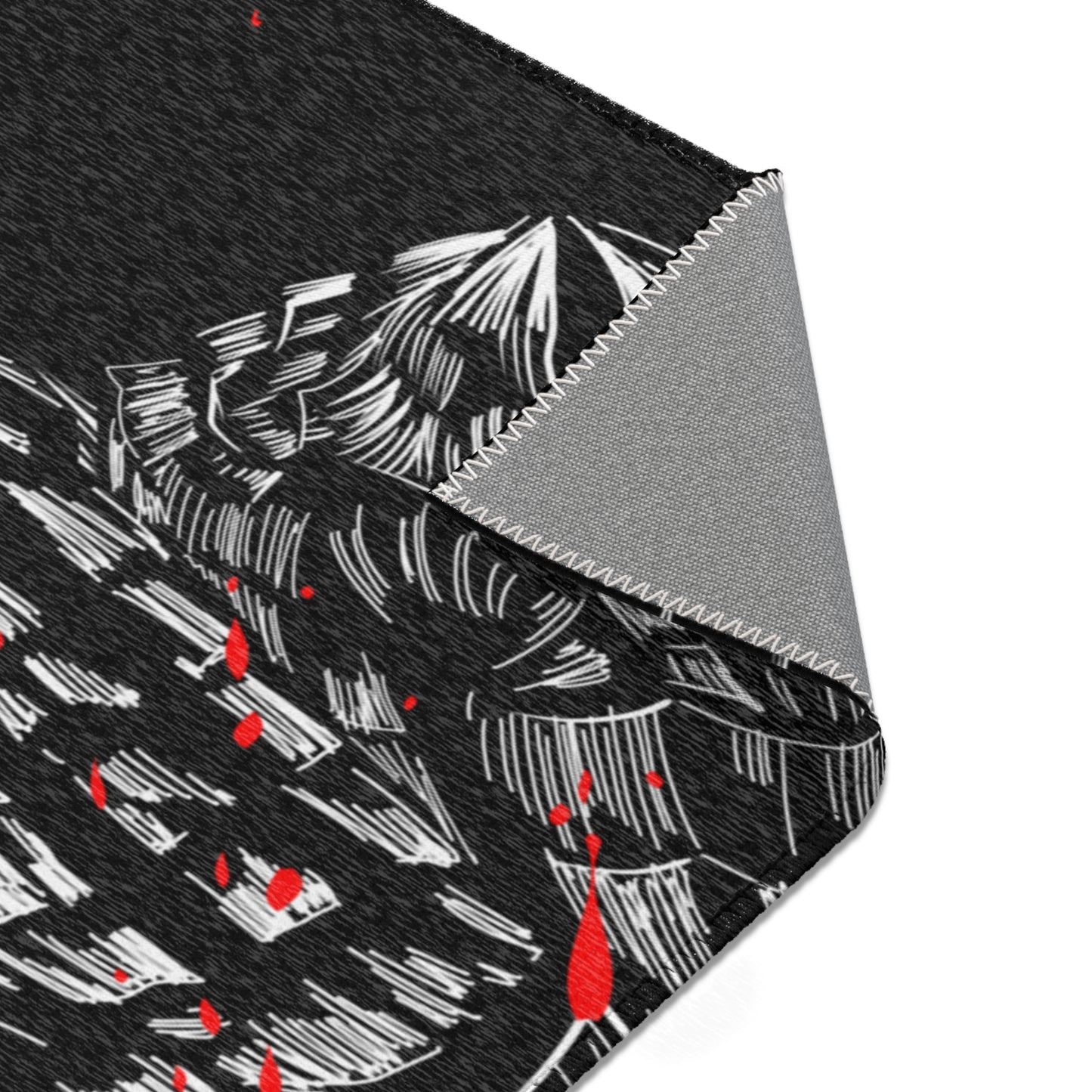 Berserk Splatter 2 Area Rug