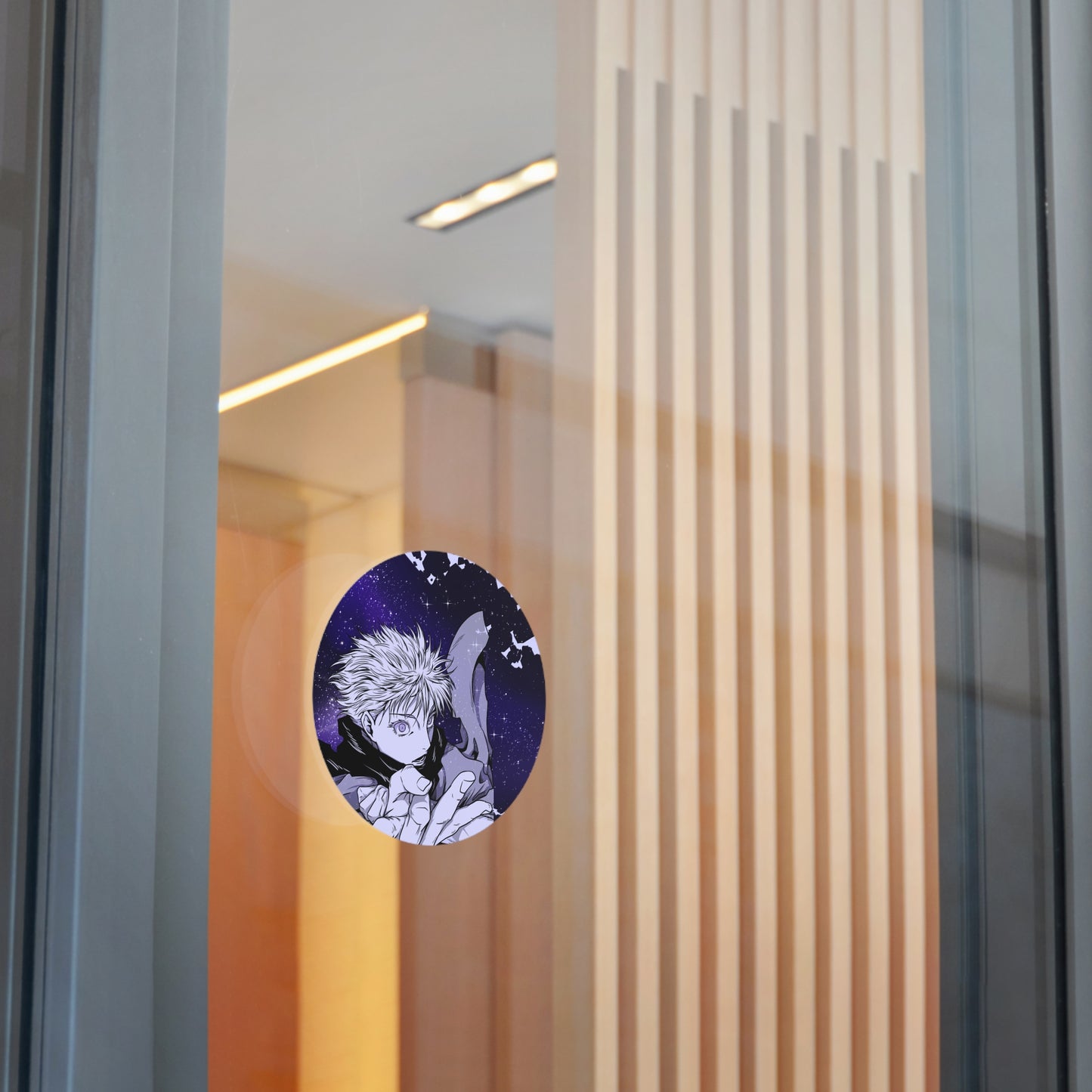 Black Curse Round Vinyl Stickers