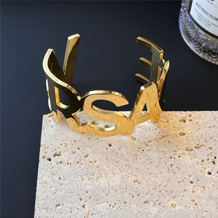 V Gold Design Bracelet