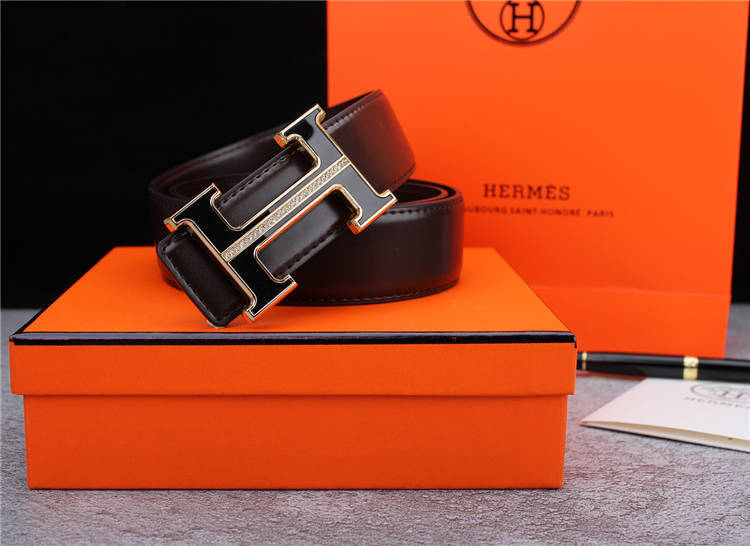 H Buckle Design Belts