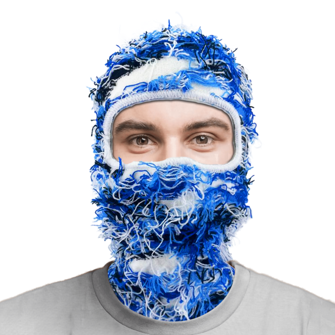 Distressed Anime Balaclava Ski Mask Crown Limited Supply