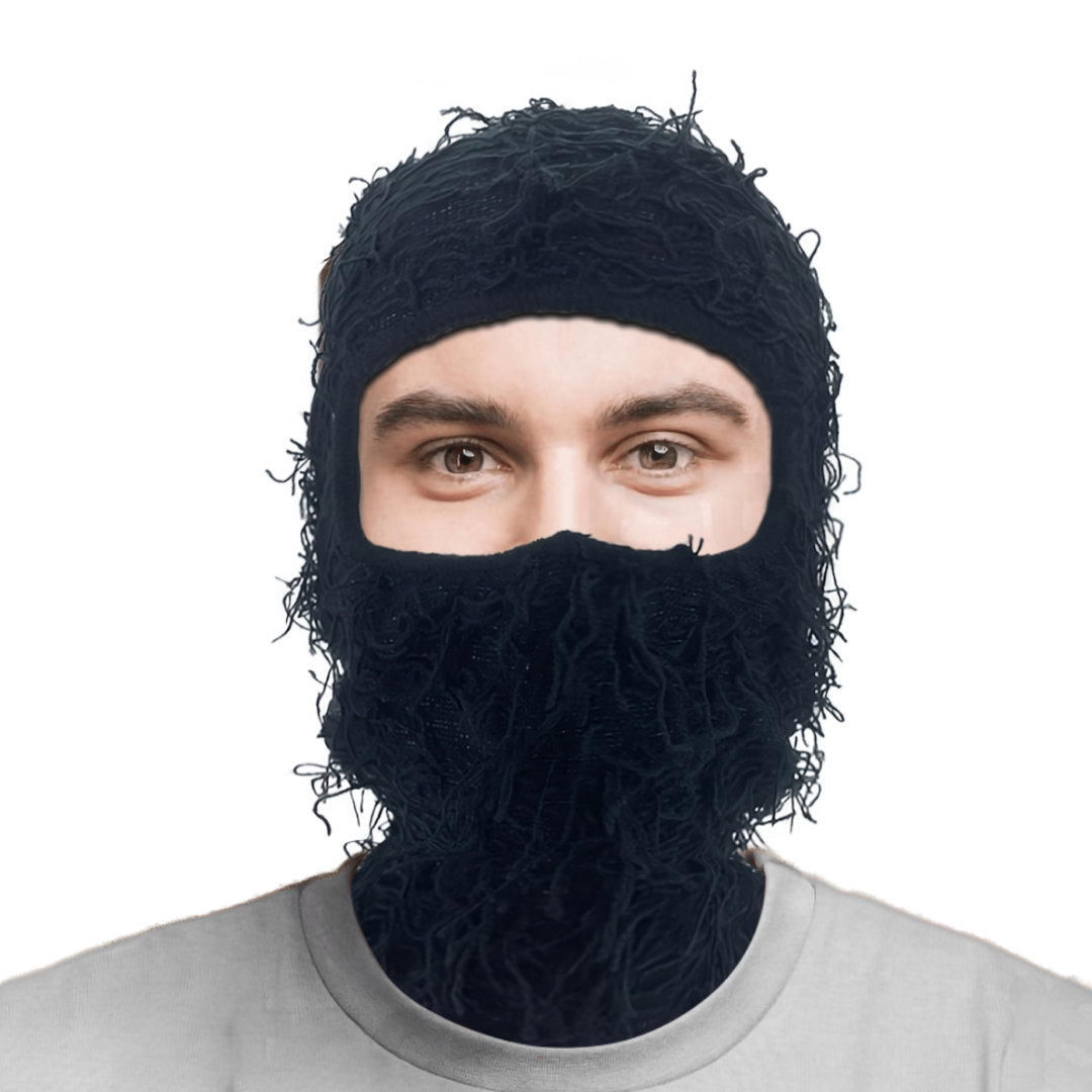 Distressed Anime Balaclava Ski Mask Crown Limited Supply