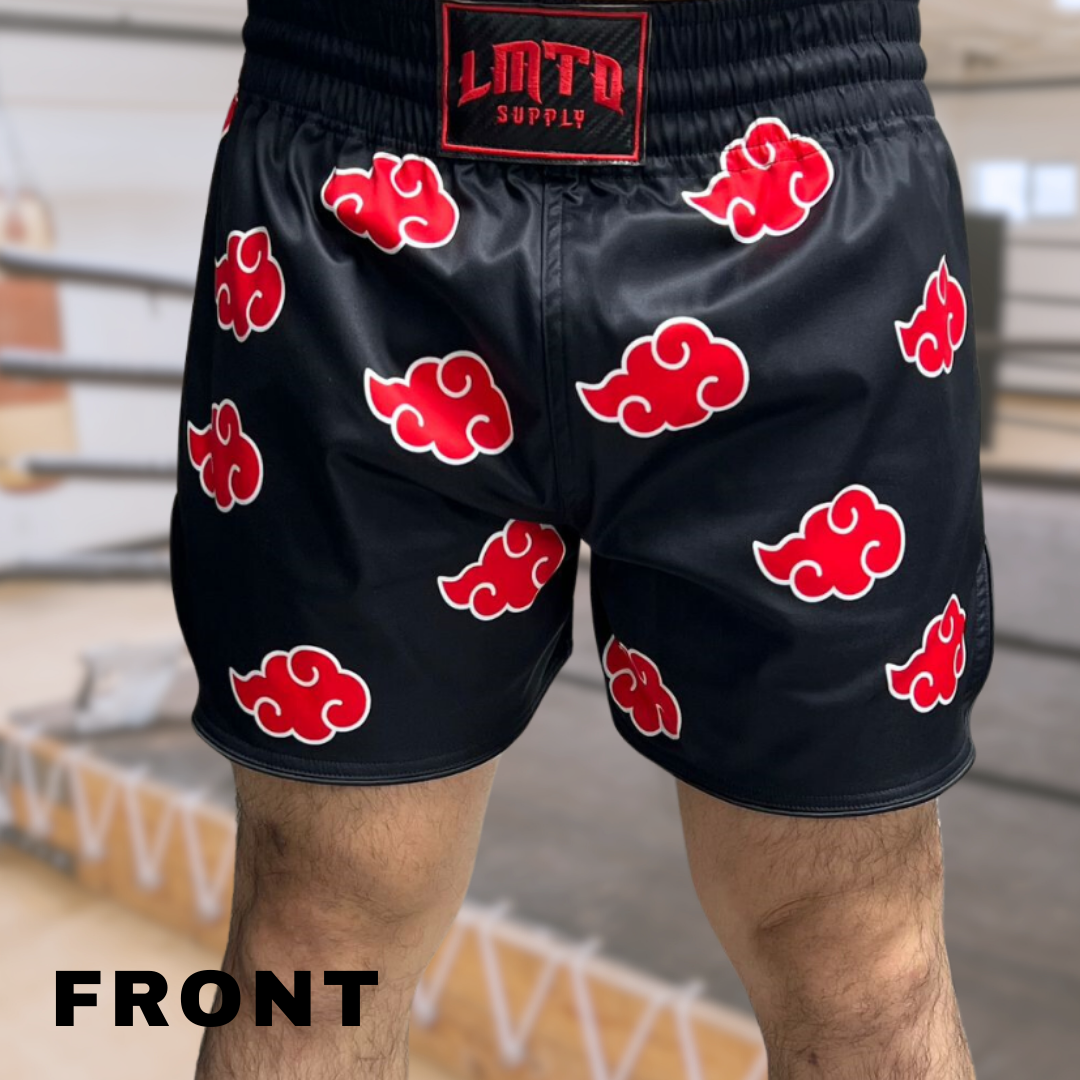 Red Cloud Anime Muay Thai Boxing Shorts