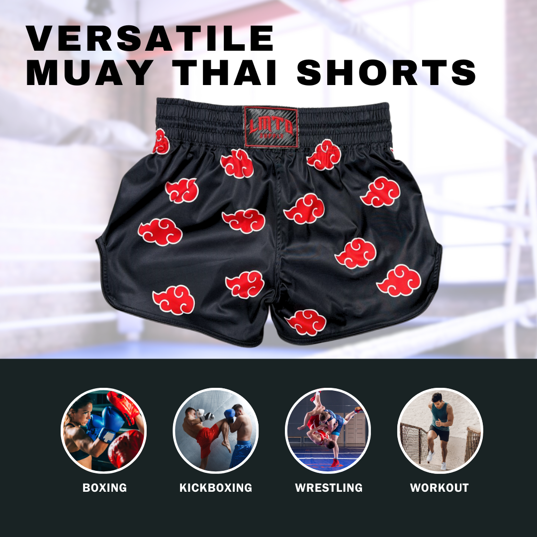 Red Cloud Anime Muay Thai Boxing Shorts