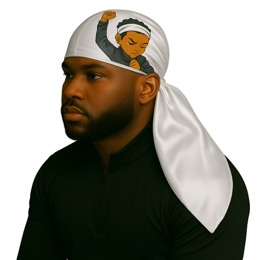 White Dope Hue - Silky Crown Durag