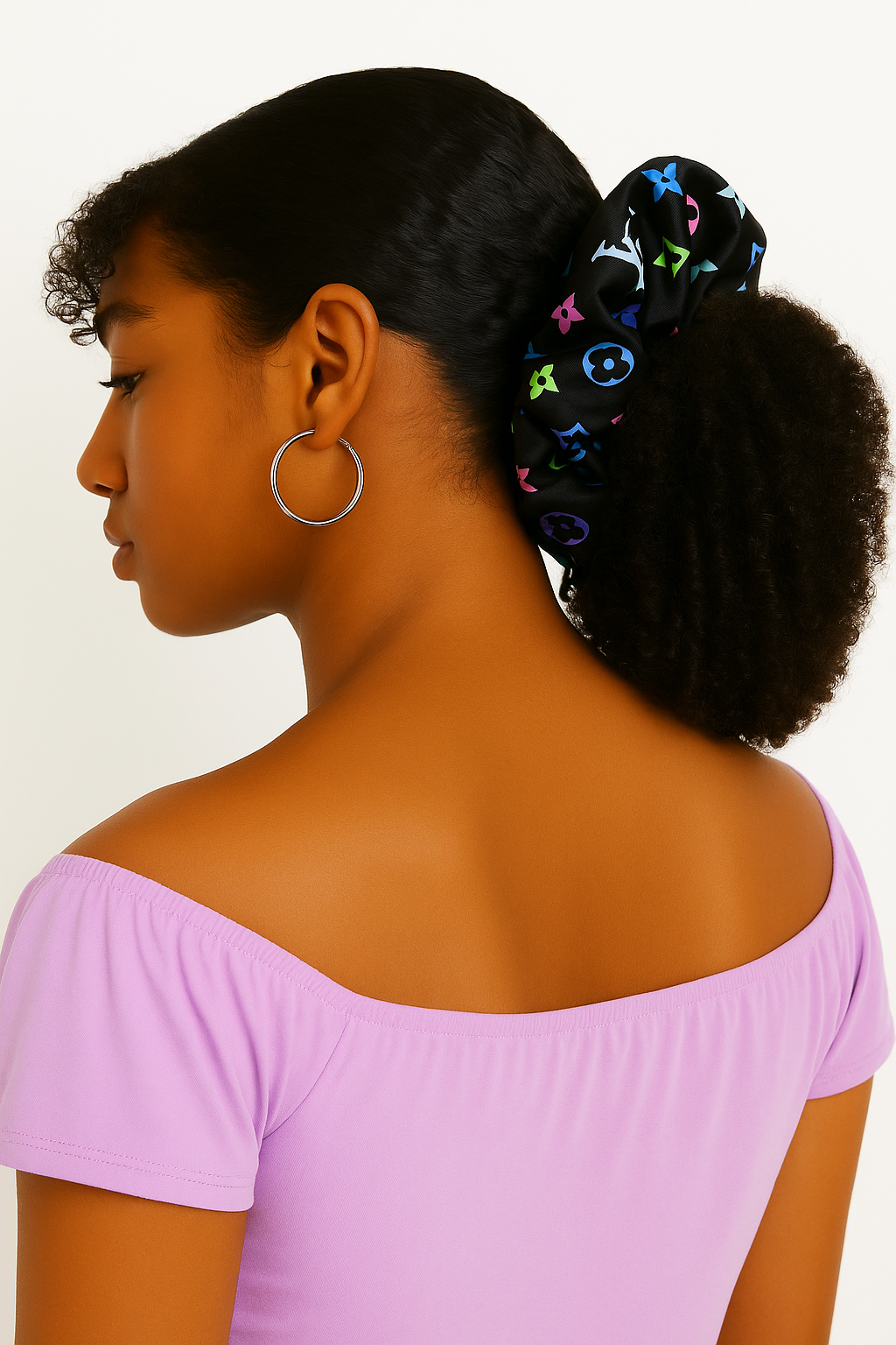 4 pcs Bundle Design Scrunchies