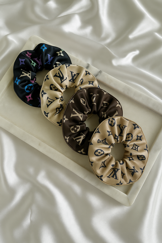 4 pcs Bundle Design Scrunchies