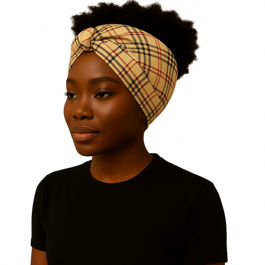 Striped Design Head Scarf