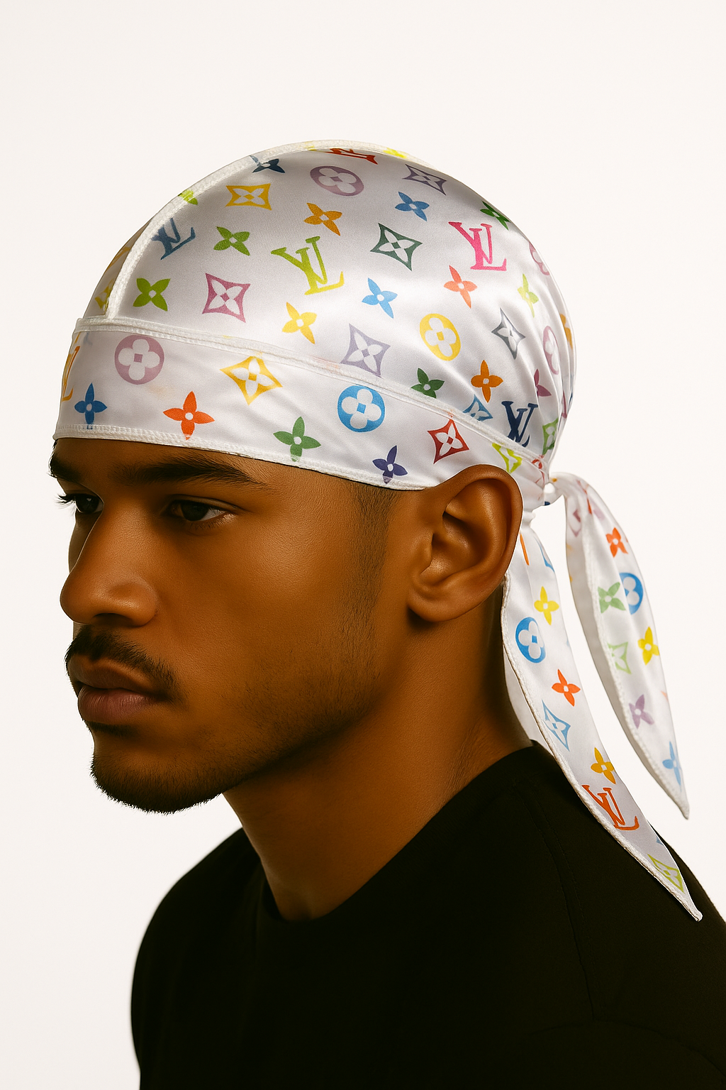 Pre-Order Design SIlky Crown Durag C1