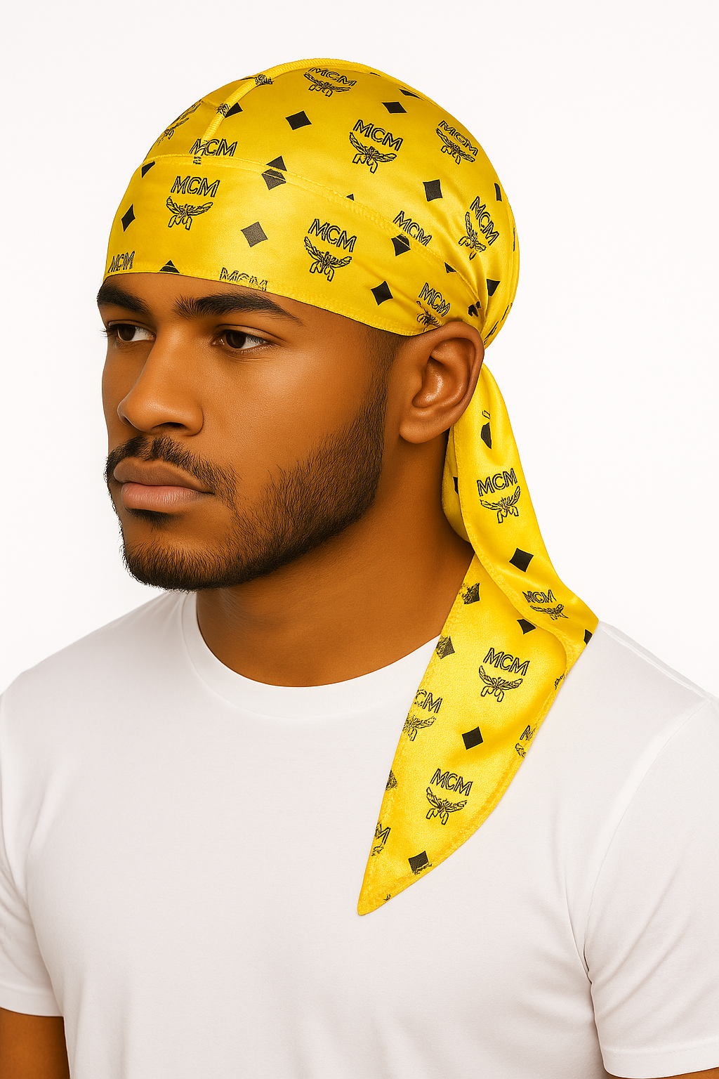 Pre-Order Design SIlky Crown Durag C1