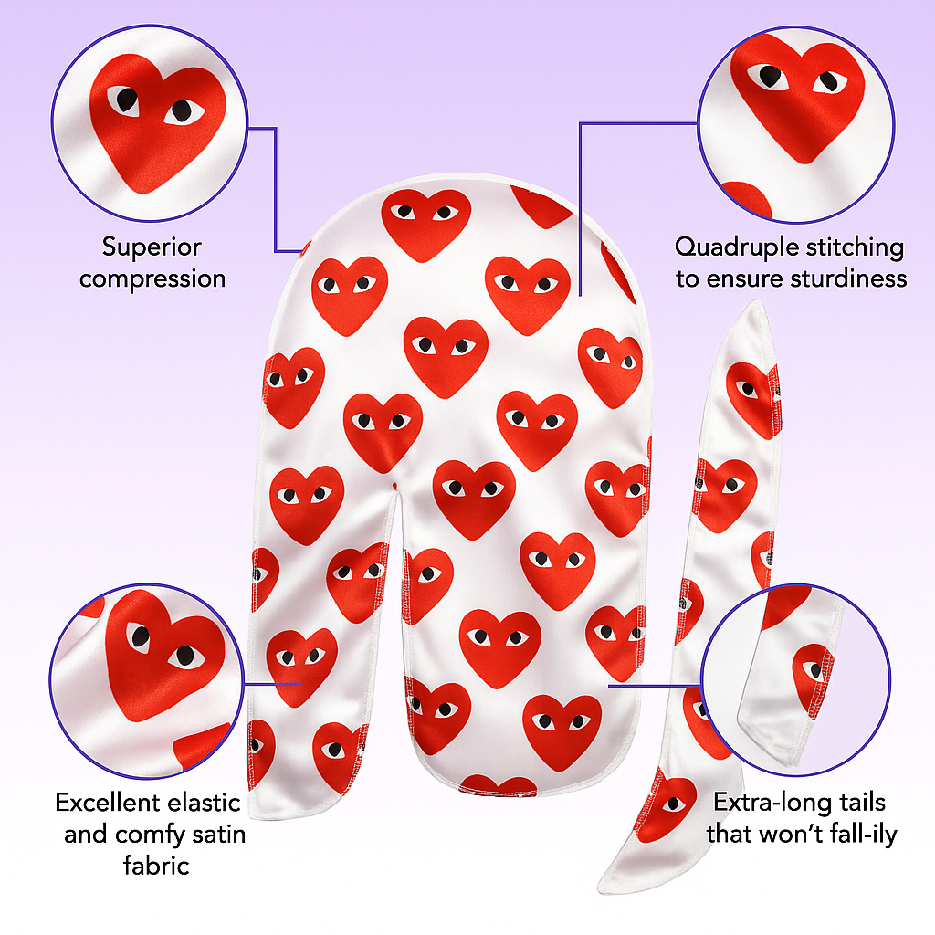 Design Durag 3pcs Bundle