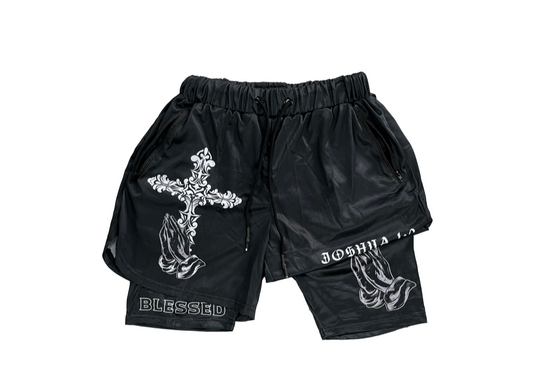 Black Cross Anime Shorts